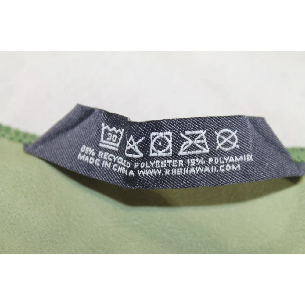 RHB Hawaii Hibiscus Floral Beach Towel Sand Free Quick Dry 63x31 Green Tropical
